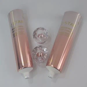 Tub de cosmètica de luxe amb tap de cargol